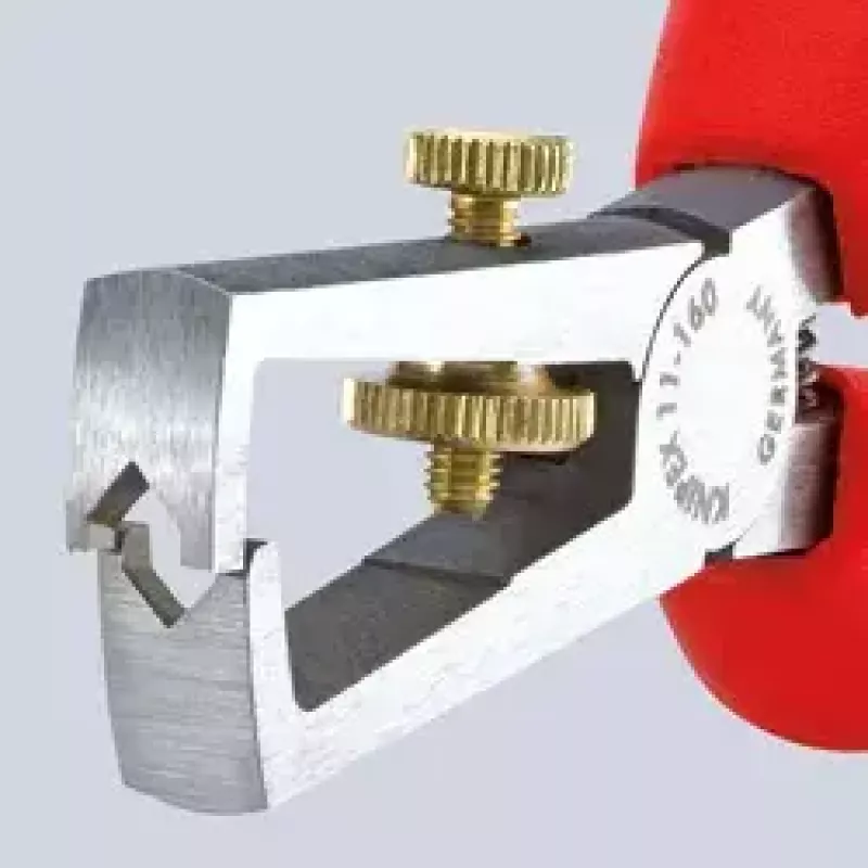 Knipex 11 06 160 T alicates pelacables aislados con muelle de apertura, 160 mm
