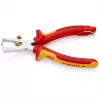 Knipex 11 06 160 T alicates pelacables aislados con muelle de apertura, 160 mm