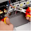 Knipex 11 06 160 T alicates pelacables aislados con muelle de apertura, 160 mm