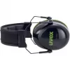 Gafas de seguridad con diadema Uvex K10 negro verde construcción