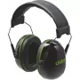 Gafas de seguridad con diadema Uvex K10 negro verde construcción