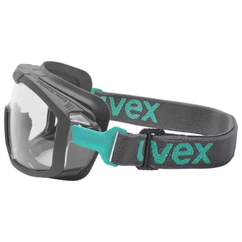 Gafas de seguridad Uvex i-guard+ Policarbonato Negro Azul Lentes transparentes