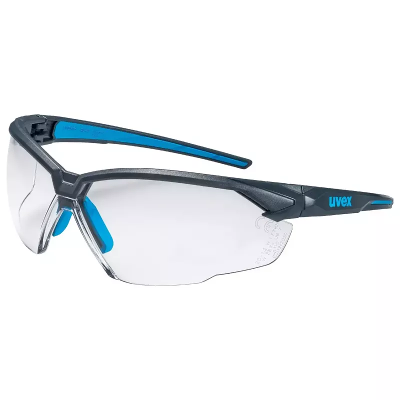 Uvex suXXeed 9181265 gafas de protección, lente transparente, policarbonato, antracita/azul