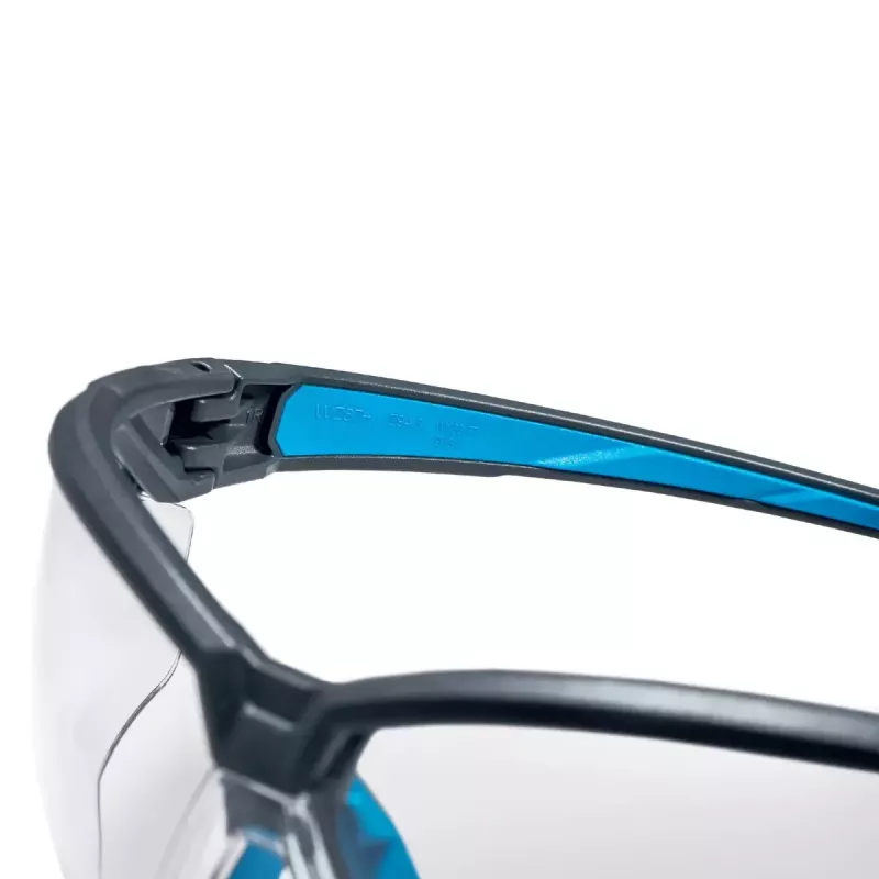 Uvex suXXeed 9181265 gafas de protección, lente transparente, policarbonato, antracita/azul