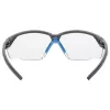 Uvex suXXeed 9181265 gafas de protección, lente transparente, policarbonato, antracita/azul