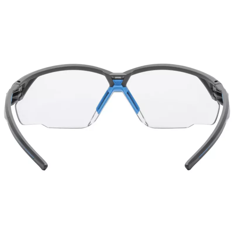 Uvex suXXeed 9181265 gafas de protección, lente transparente, policarbonato, antracita/azul