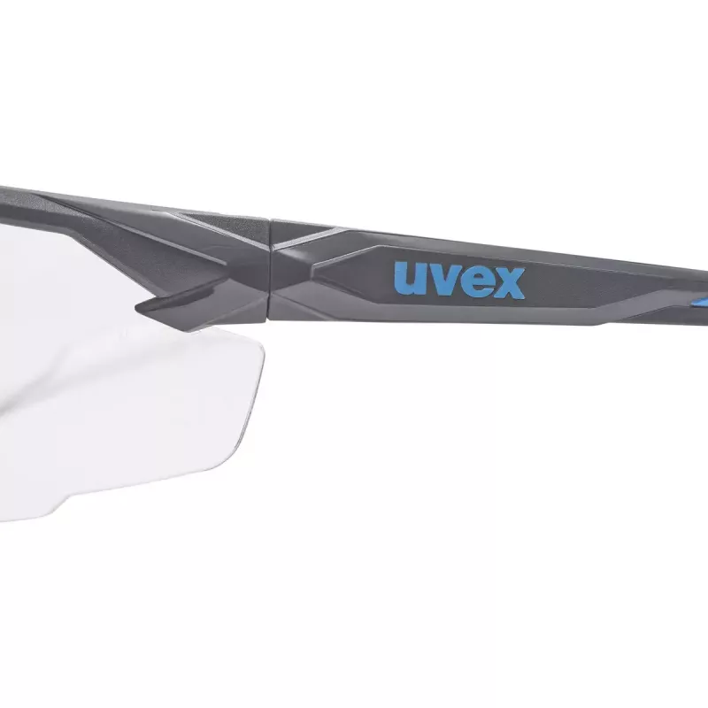 Uvex suXXeed 9181265 gafas de protección, lente transparente, policarbonato, antracita/azul