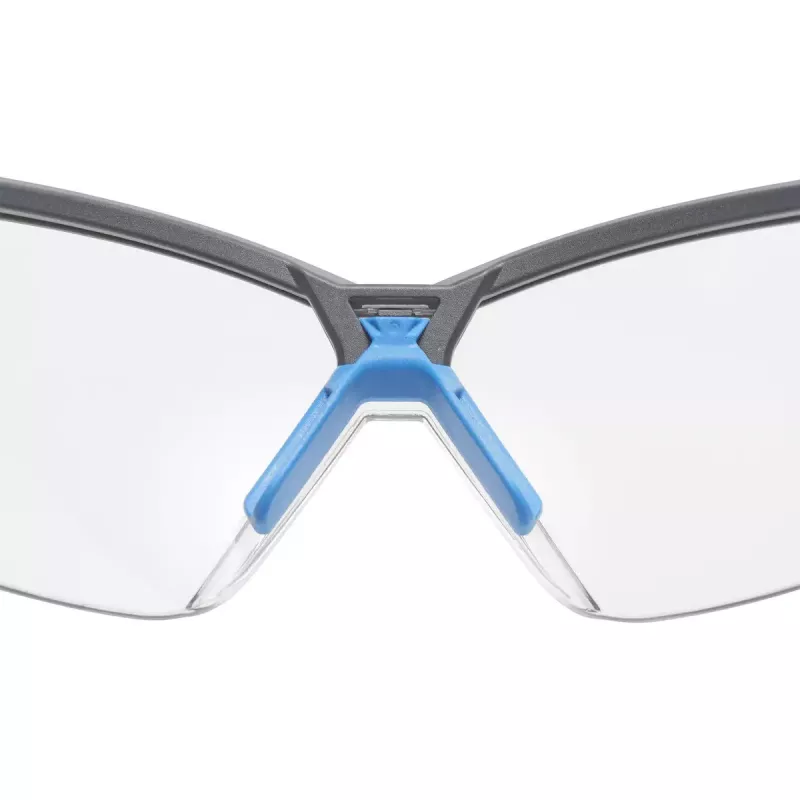 Uvex suXXeed 9181265 gafas de protección, lente transparente, policarbonato, antracita/azul