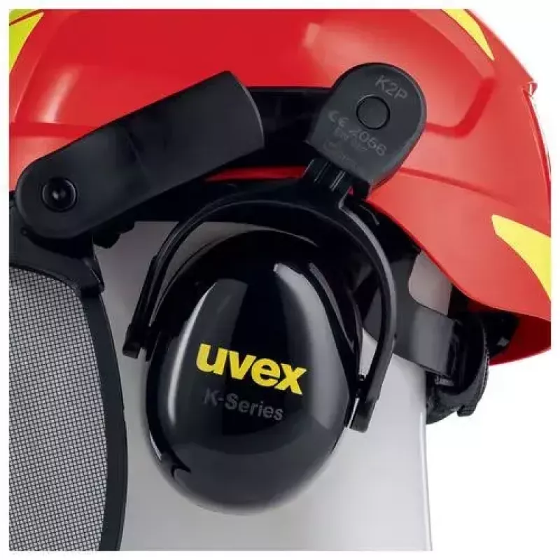 Protección para la cabeza Uvex 9774238 Polietileno de alta densidad HDPE Rojo Amarillo