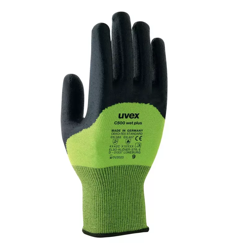 Uvex C500 foam guantes de protección contra cortes, talla 7