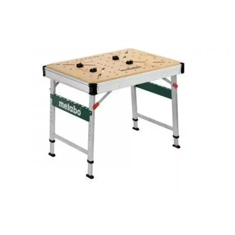 Mesa de exterior Metabo MWB 100 Beige Metálico Rectangular 710 mm de ancho