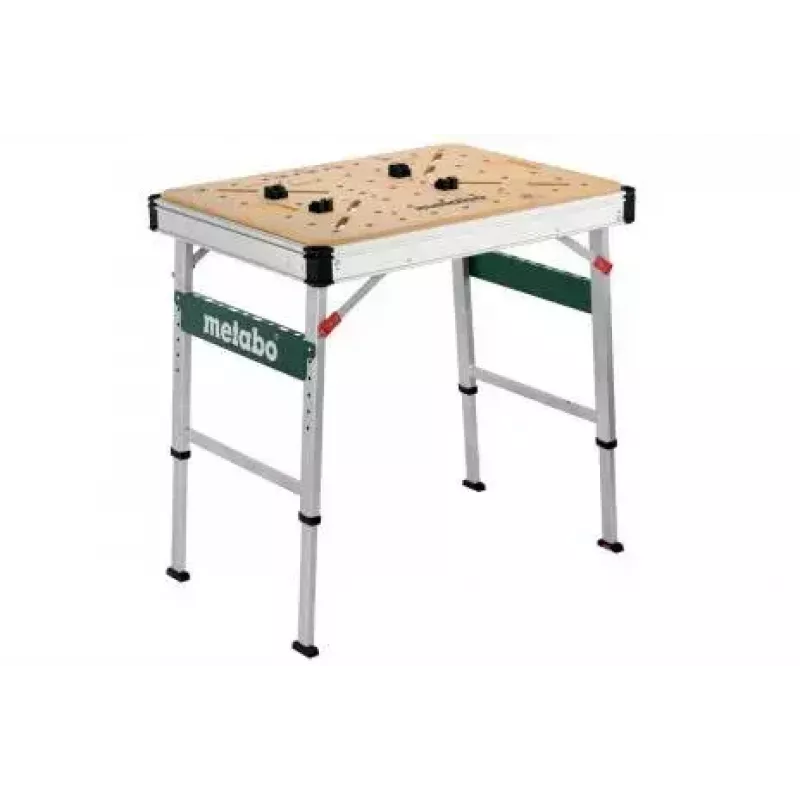 Mesa de exterior Metabo MWB 100 Beige Metálico Rectangular 710 mm de ancho