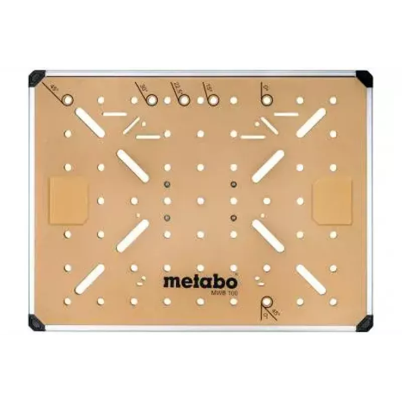 Mesa de exterior Metabo MWB 100 Beige Metálico Rectangular 710 mm de ancho