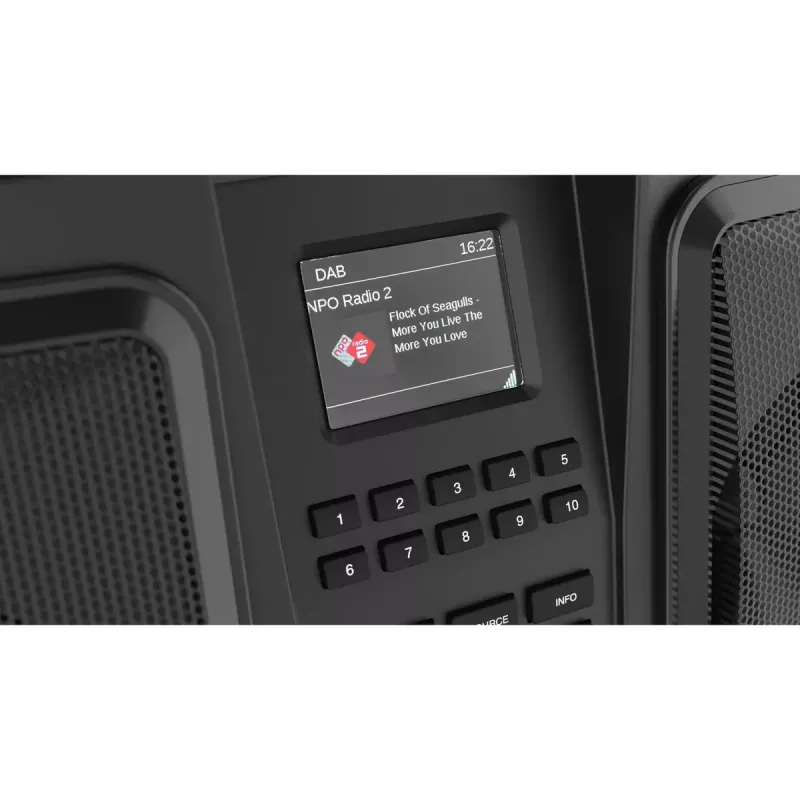 Radio portátil Perfectpro ROCKBULL DAB+ FM 50W 20h Batería