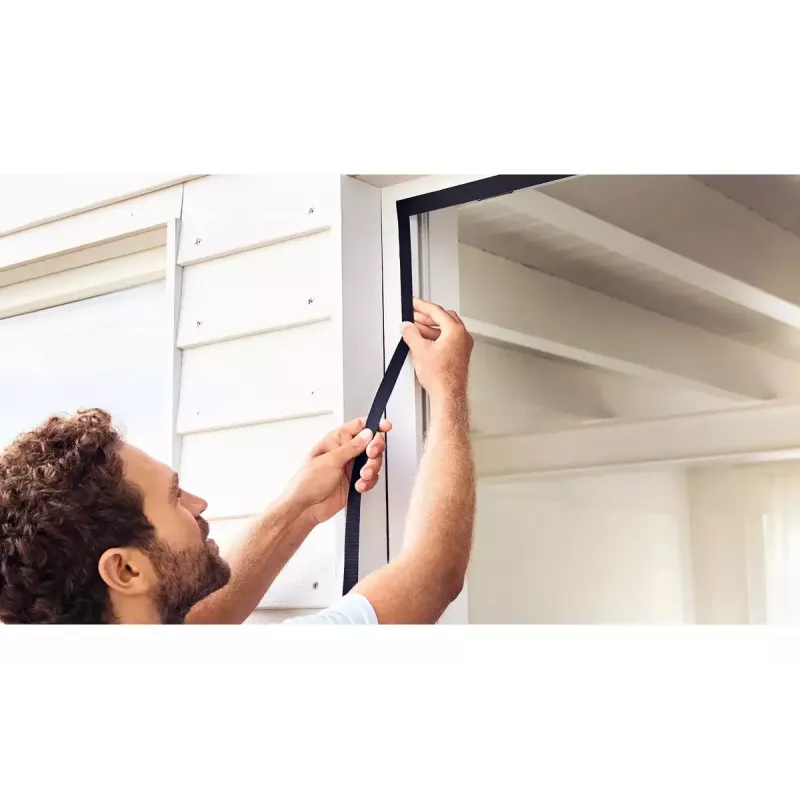 Puerta mosquitera TESA 55384-00000-00 ancho 900 mm alto 2100 mm antracita