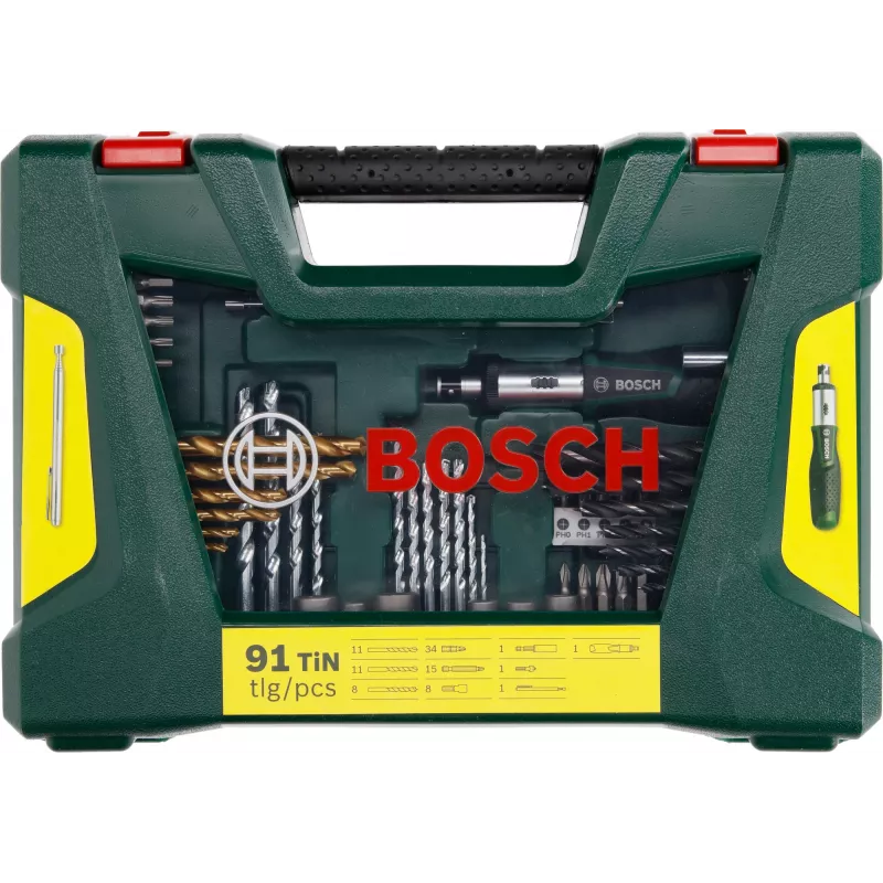 Set de brocas Bosch 2 607 017 195 91 piezas