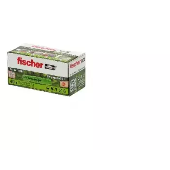 Taco para pared Fischer universal UX verde 6 x 35 R