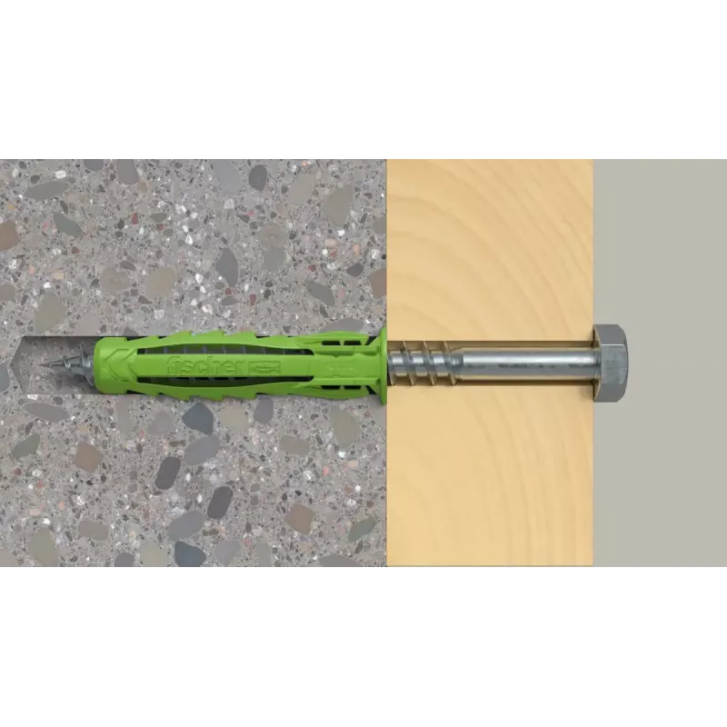 Taco expansivo Fischer 567812 60 mm verde 20 piezas