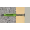 Set de tornillos y tacos Fischer 567813 45 piezas verde