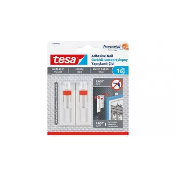 Gancho universal Tesa 77774 interior blanco 2 piezas