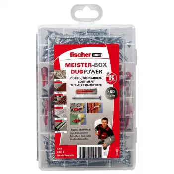 Anclaje expansivo Fischer MEISTER-BOX DUOPOWER + tornillos