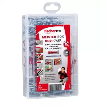 Anclaje expansivo Fischer MEISTER-BOX DUOPOWER + tornillos
