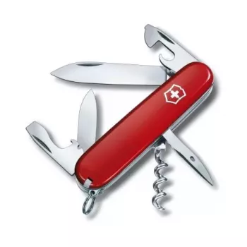 Navaja multiusos Victorinox Spartan rojo plata