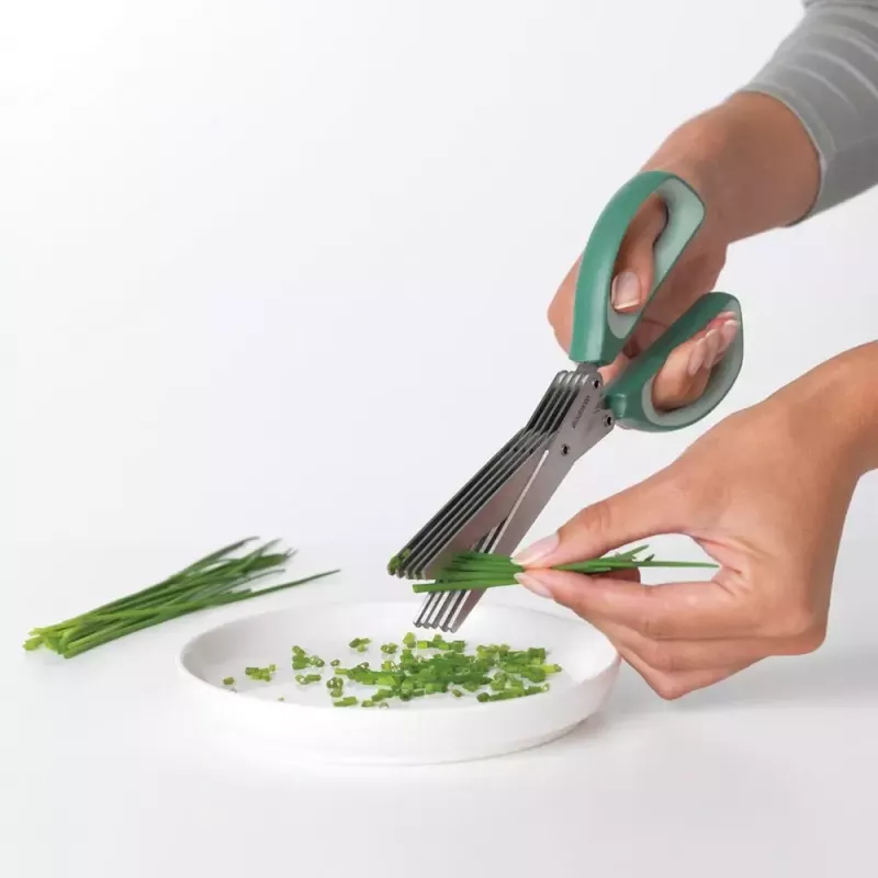 Tijeras de cocina Brabantia Tasty+ 225 mm verde hierbas