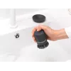 Brabantia 302626 cepillo para platos con dispensador de jabón, gris oscuro