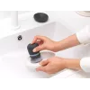 Brabantia 302626 cepillo para platos con dispensador de jabón, gris oscuro