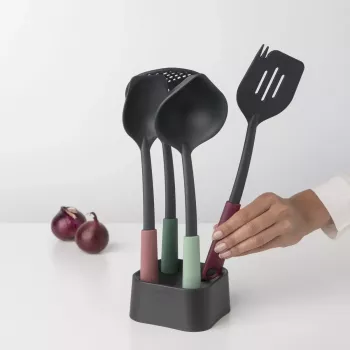 Brabantia Tasty+ 5 uds. negro verde rojo resistente al calor hasta 220 °C