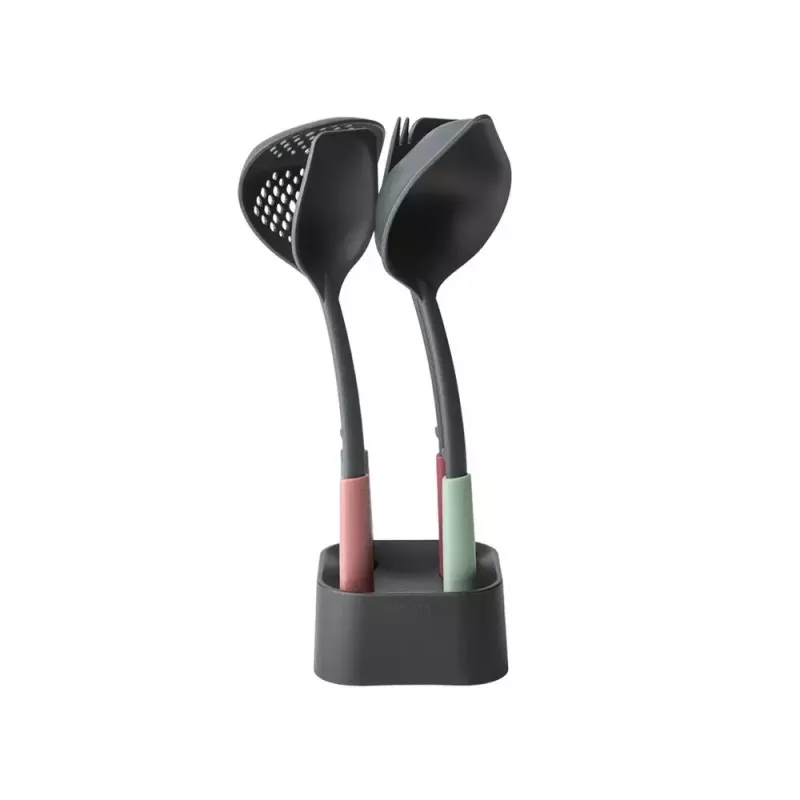 Brabantia Tasty+ 5 uds. negro verde rojo resistente al calor hasta 220 °C