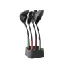 Brabantia Tasty+ 5 uds. negro verde rojo resistente al calor hasta 220 °C