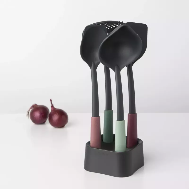 Brabantia Tasty+ 5 uds. negro verde rojo resistente al calor hasta 220 °C