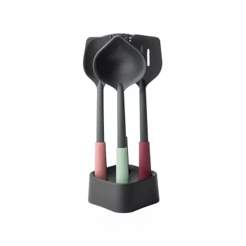 Brabantia Tasty+ 5 uds. negro verde rojo resistente al calor hasta 220 °C