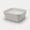 Cubeta de fregadero Brabantia 302688 gris rectangular 374x344x161 mm