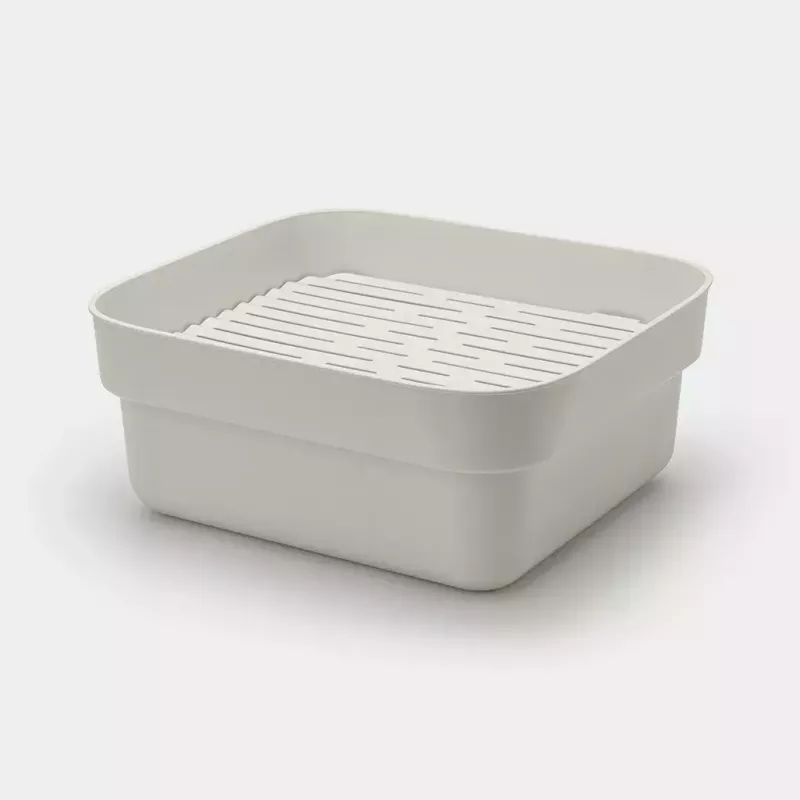 Cubeta de fregadero Brabantia 302688 gris rectangular 374x344x161 mm