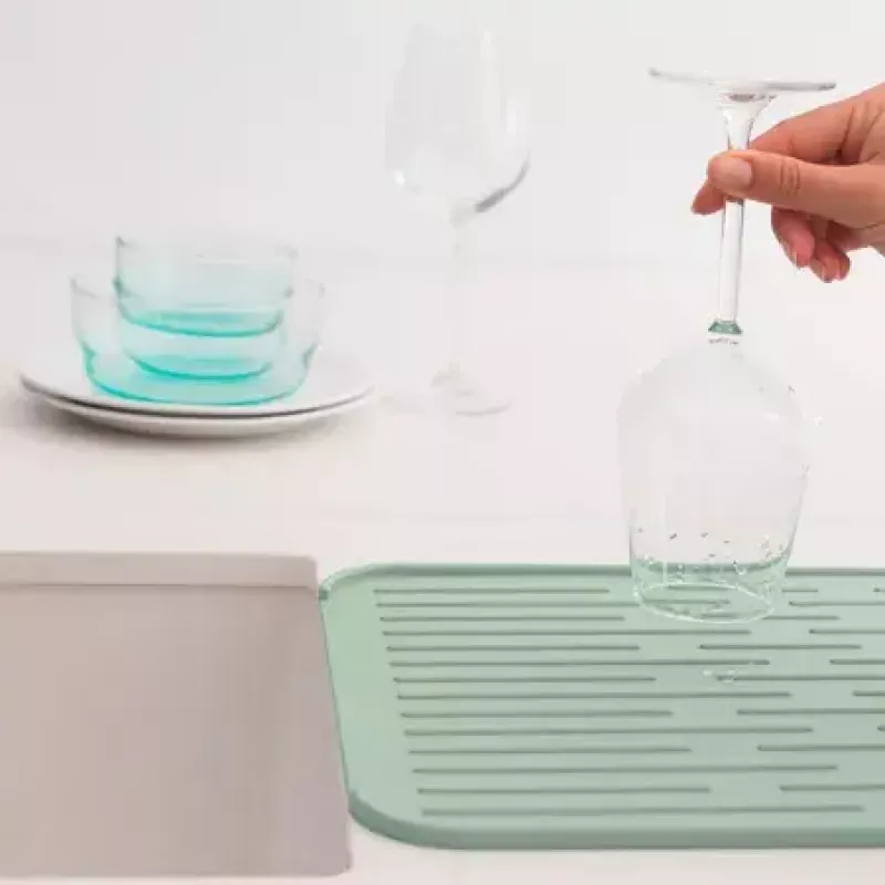 Escurridor de platos Brabantia 203329 verde 325x438x90 mm