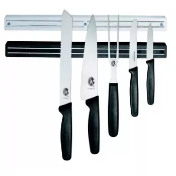 Barra magnética para cuchillos Victorinox negra 30 mm ancho 350 mm fondo 22 mm alto