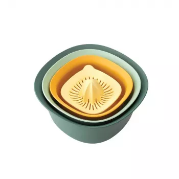 Set Brabantia Tasty+ apilable 3,2L azul verde amarillo