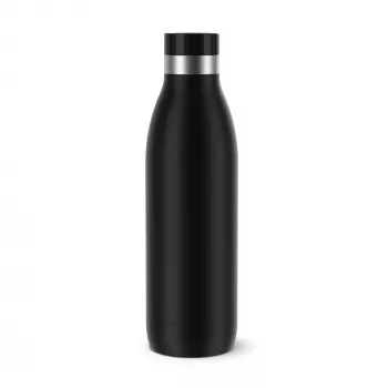EMSA Bludrop Color N31109 uso diario 700 ml acero inoxidable negro