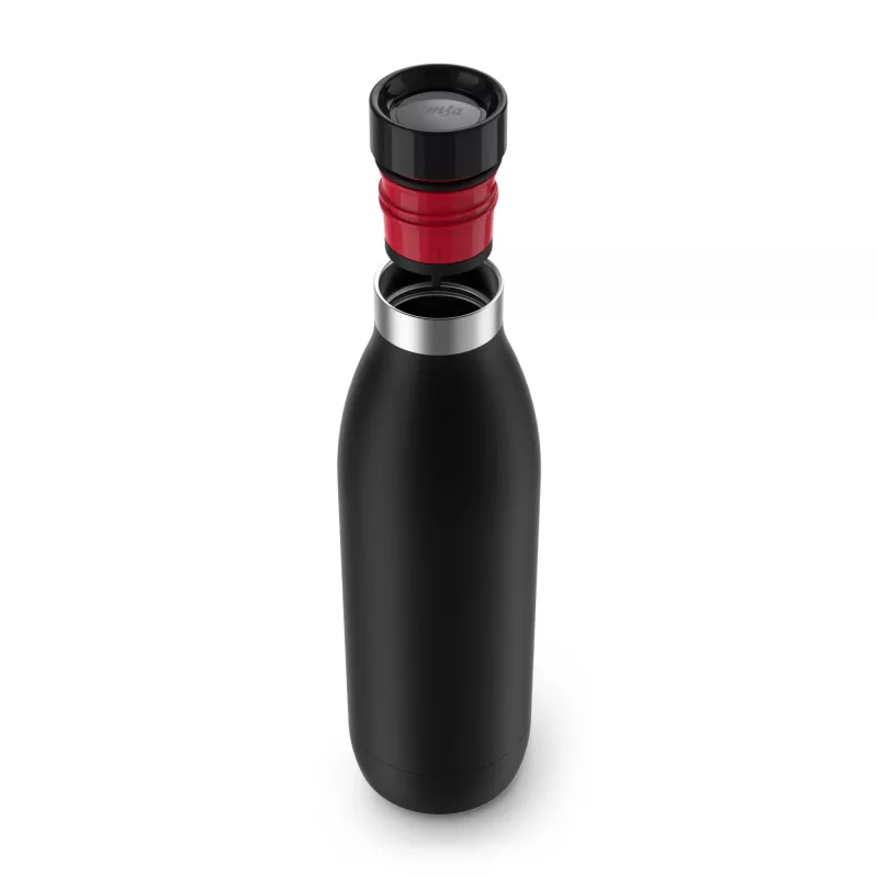 EMSA Bludrop Color N31109 uso diario 700 ml acero inoxidable negro