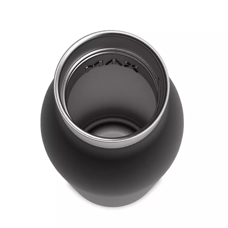 EMSA Bludrop Color N31109 uso diario 700 ml acero inoxidable negro