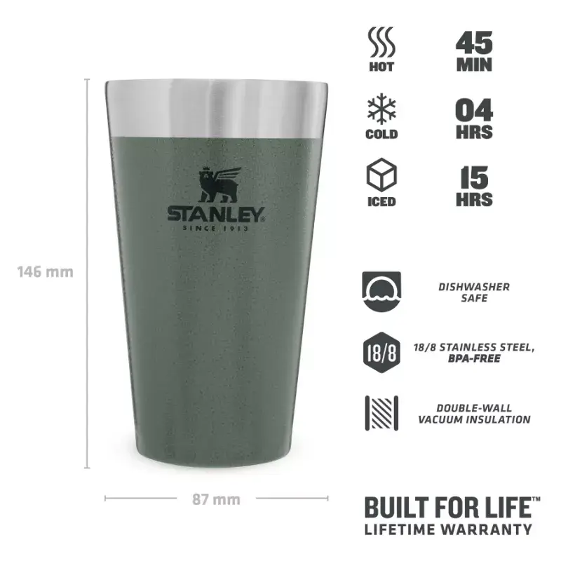 Termo STANLEY Stacking Tumbler 0,47 L verde