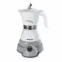 Ariete 1358 Moka Aroma – cafetera moka eléctrica para 2/4 tazas – base inalámbrica – apagado automático – mantenimiento de temperatura durante 30 min – 400 W – blanco