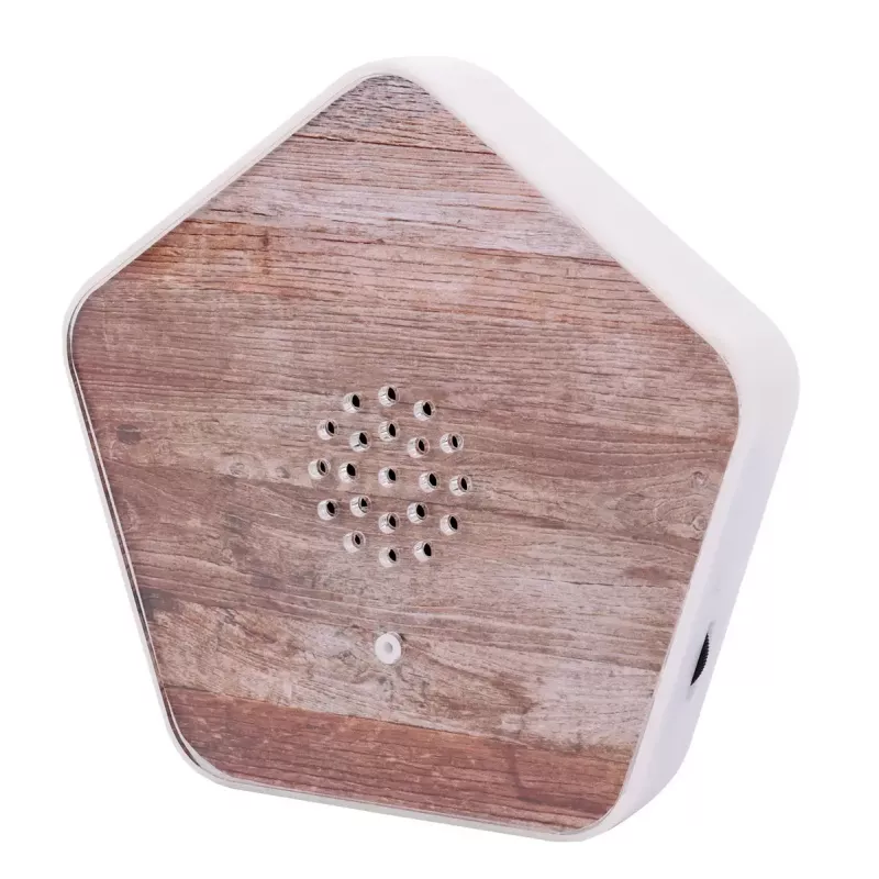 Máquina de sonido Olympia Sounds of Nature, blanca, dimensiones compactas 135×30×130 mm