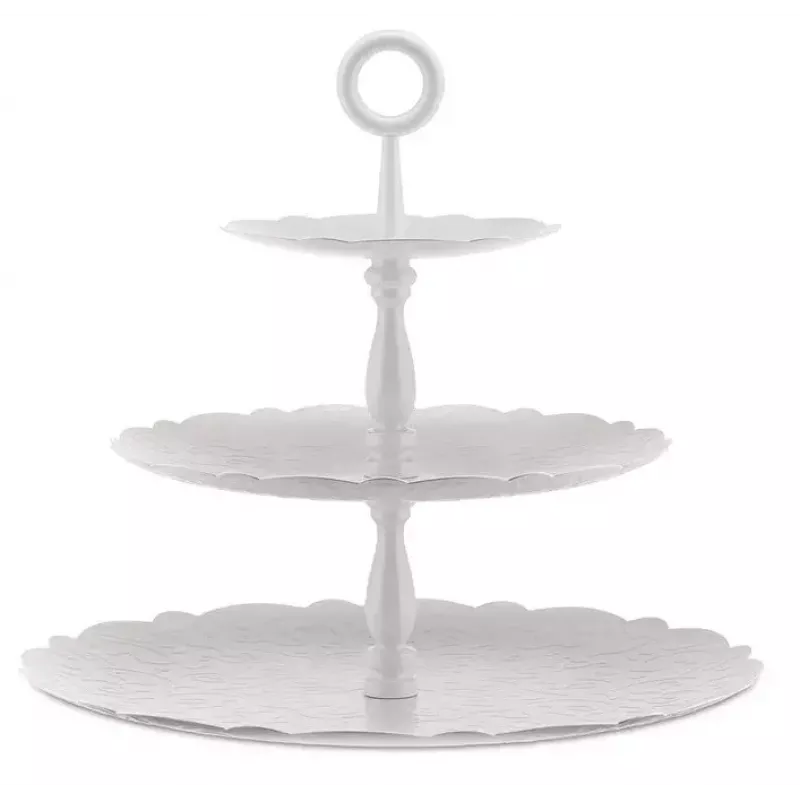 Alessi Dressed soporte de tres pisos, acero inoxidable (MW52/3)