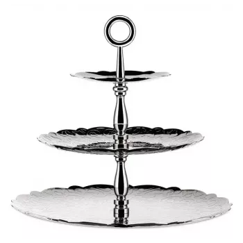 Cuenco redondo Alessi Dressed MW52/3 acero inoxidable 350 mm