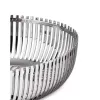 Alessi PCH06/26 Cesta ovalada, acero inoxidable pulido, 26 cm