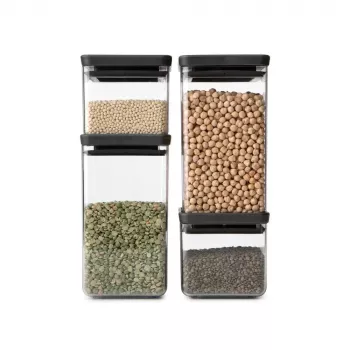 Fiambrera cuadrada de plástico Brabantia Tasty+